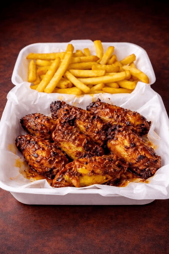 6 Spicy Grilled Wings Meal