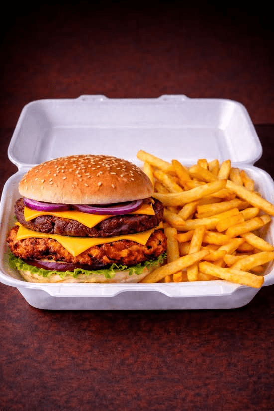 Chicken & Cheese Burger Combo