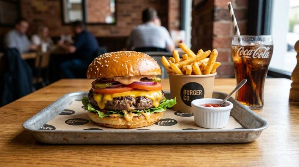 Half Pounder Cheeseburger Meal