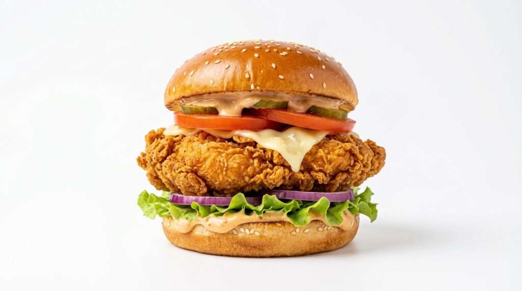 Half Pounder Chicken Fillet Burger