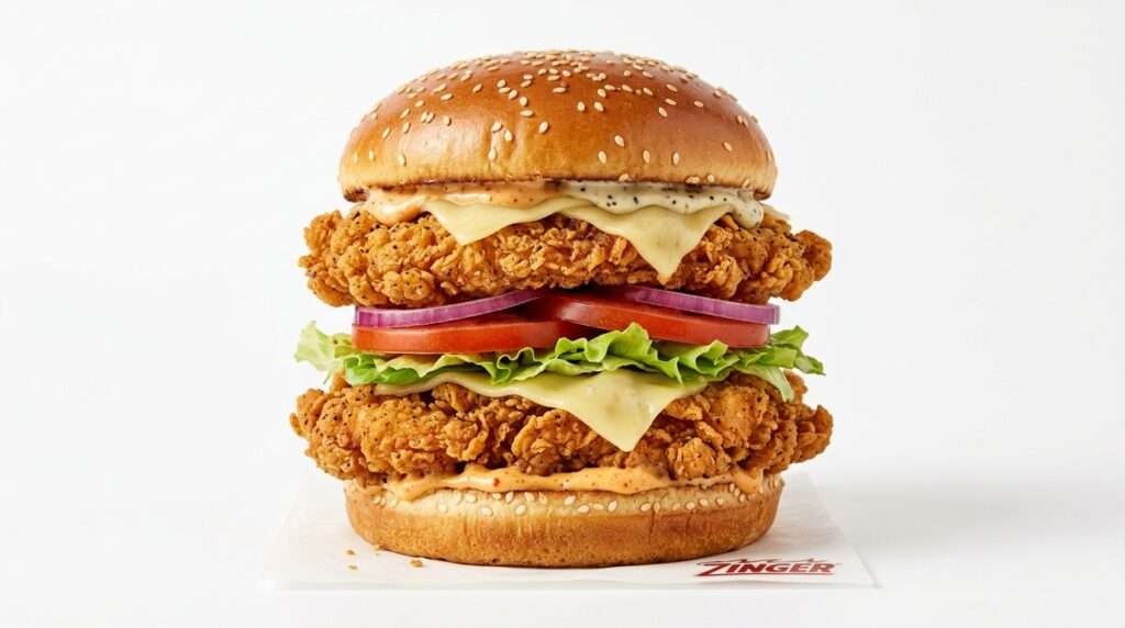 Half Pounder Zinger Fillet Burger