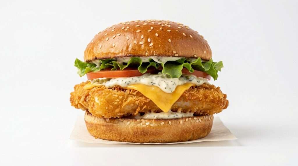 Quarter Pounder Fish Fillet Burger