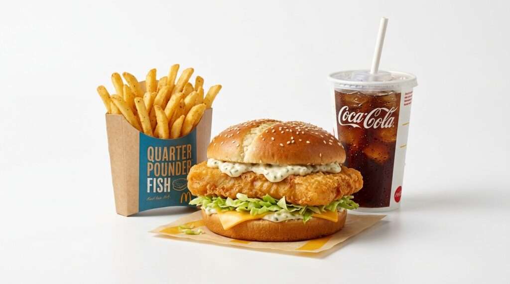 Quarter Pounder Fish Fillet Burger Meal