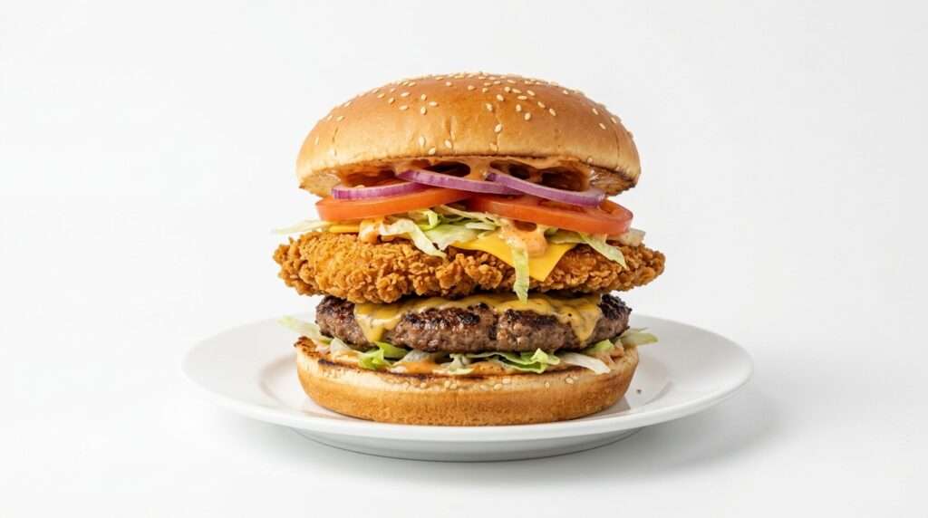 Half Pounder Zinger Fillet Burger Meal