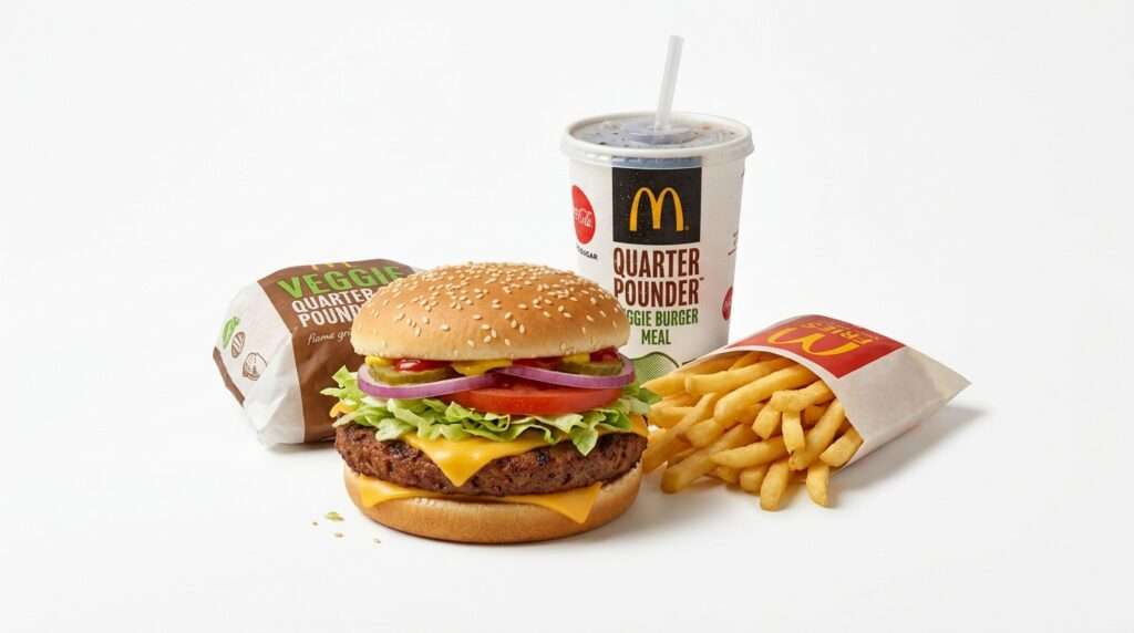 Quarter Pounder Veggie Burger Meal